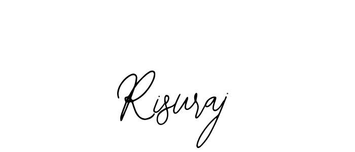 How to make Risuraj name signature. Use Bearetta-2O07w style for creating short signs online. This is the latest handwritten sign. Risuraj signature style 12 images and pictures png