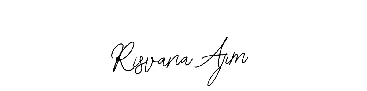 Use a signature maker to create a handwritten signature online. With this signature software, you can design (Bearetta-2O07w) your own signature for name Risvana Ajim. Risvana Ajim signature style 12 images and pictures png