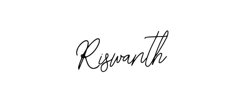 How to make Riswanth signature? Bearetta-2O07w is a professional autograph style. Create handwritten signature for Riswanth name. Riswanth signature style 12 images and pictures png