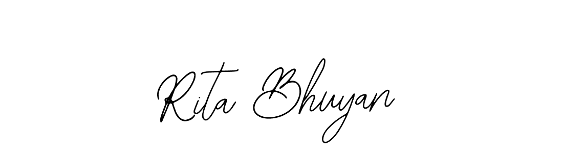 You should practise on your own different ways (Bearetta-2O07w) to write your name (Rita Bhuyan) in signature. don't let someone else do it for you. Rita Bhuyan signature style 12 images and pictures png