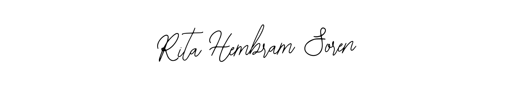See photos of Rita Hembram Soren official signature by Spectra . Check more albums & portfolios. Read reviews & check more about Bearetta-2O07w font. Rita Hembram Soren signature style 12 images and pictures png