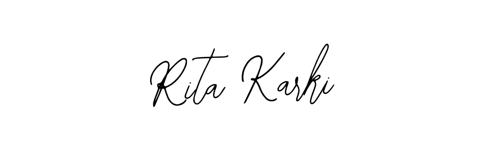 Make a beautiful signature design for name Rita Karki. Use this online signature maker to create a handwritten signature for free. Rita Karki signature style 12 images and pictures png
