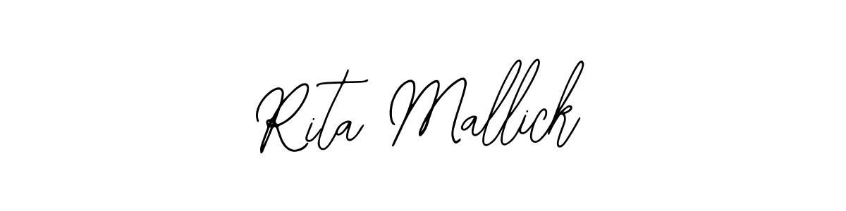 Use a signature maker to create a handwritten signature online. With this signature software, you can design (Bearetta-2O07w) your own signature for name Rita Mallick. Rita Mallick signature style 12 images and pictures png