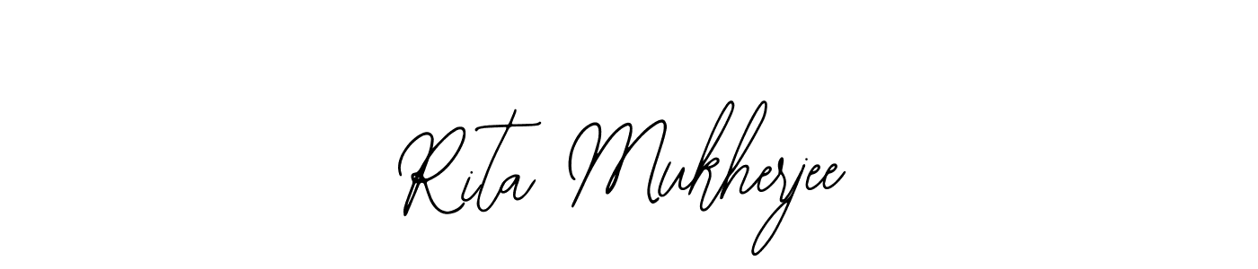 This is the best signature style for the Rita Mukherjee name. Also you like these signature font (Bearetta-2O07w). Mix name signature. Rita Mukherjee signature style 12 images and pictures png