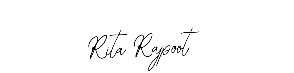 How to make Rita Rajpoot name signature. Use Bearetta-2O07w style for creating short signs online. This is the latest handwritten sign. Rita Rajpoot signature style 12 images and pictures png