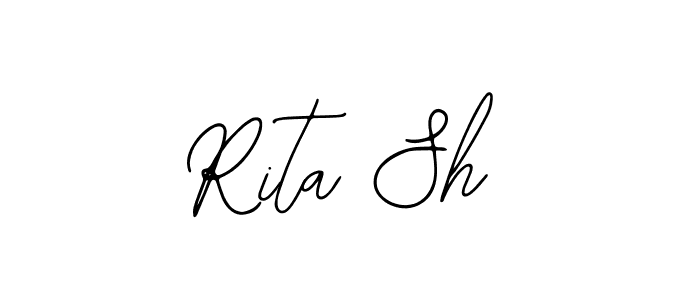 The best way (Bearetta-2O07w) to make a short signature is to pick only two or three words in your name. The name Rita Sh include a total of six letters. For converting this name. Rita Sh signature style 12 images and pictures png