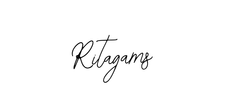 Use a signature maker to create a handwritten signature online. With this signature software, you can design (Bearetta-2O07w) your own signature for name Ritagams. Ritagams signature style 12 images and pictures png