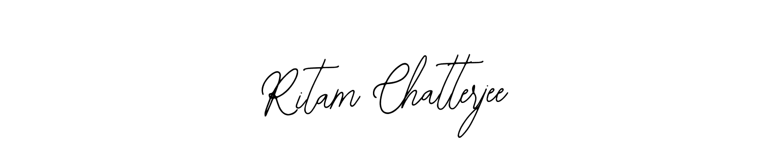 if you are searching for the best signature style for your name Ritam Chatterjee. so please give up your signature search. here we have designed multiple signature styles  using Bearetta-2O07w. Ritam Chatterjee signature style 12 images and pictures png