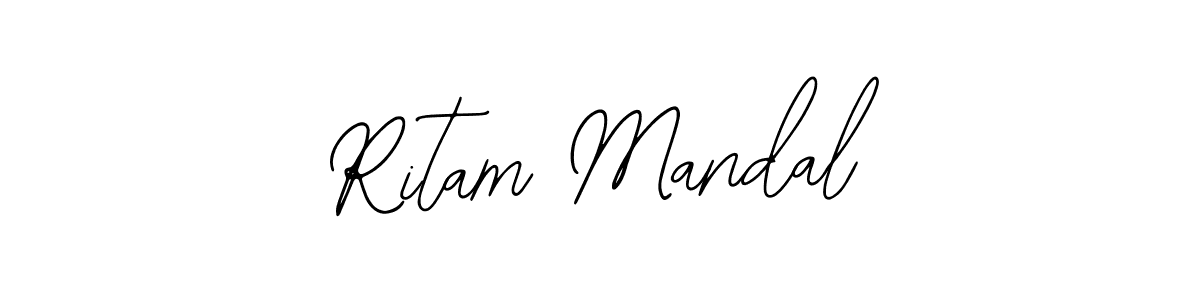 if you are searching for the best signature style for your name Ritam Mandal. so please give up your signature search. here we have designed multiple signature styles  using Bearetta-2O07w. Ritam Mandal signature style 12 images and pictures png