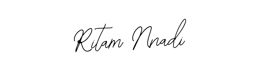 Create a beautiful signature design for name Ritam Nnadi. With this signature (Bearetta-2O07w) fonts, you can make a handwritten signature for free. Ritam Nnadi signature style 12 images and pictures png