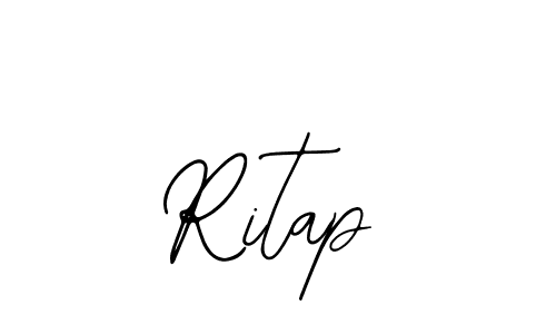 if you are searching for the best signature style for your name Ritap. so please give up your signature search. here we have designed multiple signature styles  using Bearetta-2O07w. Ritap signature style 12 images and pictures png