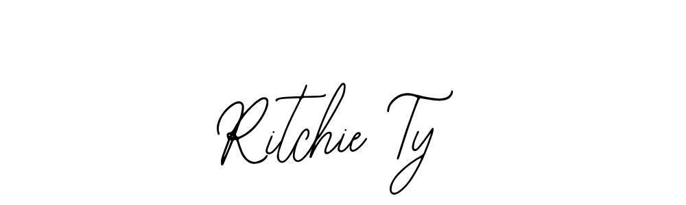 See photos of Ritchie Ty official signature by Spectra . Check more albums & portfolios. Read reviews & check more about Bearetta-2O07w font. Ritchie Ty signature style 12 images and pictures png