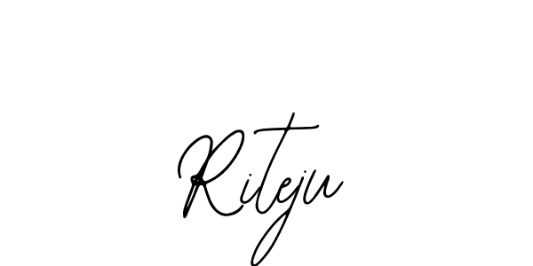 Make a beautiful signature design for name Riteju. With this signature (Bearetta-2O07w) style, you can create a handwritten signature for free. Riteju signature style 12 images and pictures png