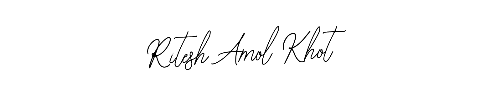 Design your own signature with our free online signature maker. With this signature software, you can create a handwritten (Bearetta-2O07w) signature for name Ritesh Amol Khot. Ritesh Amol Khot signature style 12 images and pictures png
