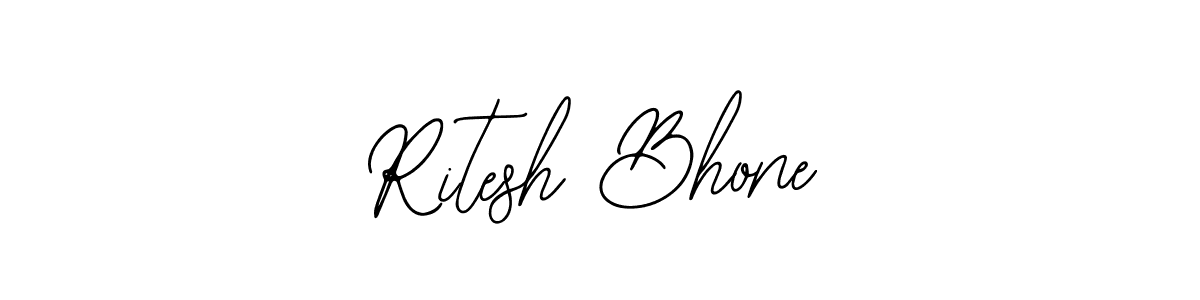 Design your own signature with our free online signature maker. With this signature software, you can create a handwritten (Bearetta-2O07w) signature for name Ritesh Bhone. Ritesh Bhone signature style 12 images and pictures png