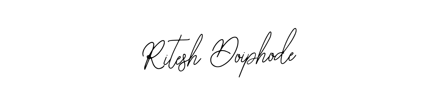 Also You can easily find your signature by using the search form. We will create Ritesh Doiphode name handwritten signature images for you free of cost using Bearetta-2O07w sign style. Ritesh Doiphode signature style 12 images and pictures png