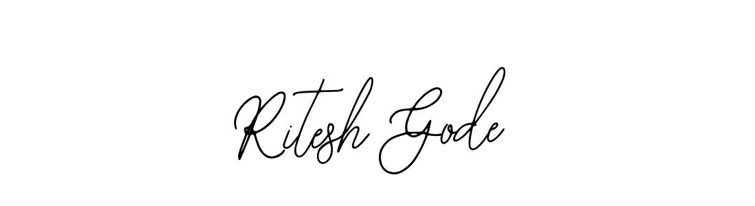 How to Draw Ritesh Gode signature style? Bearetta-2O07w is a latest design signature styles for name Ritesh Gode. Ritesh Gode signature style 12 images and pictures png
