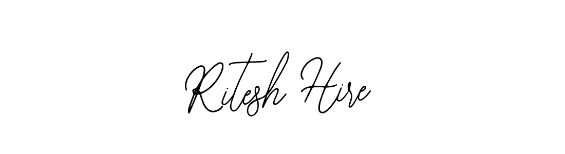 Also we have Ritesh Hire name is the best signature style. Create professional handwritten signature collection using Bearetta-2O07w autograph style. Ritesh Hire signature style 12 images and pictures png