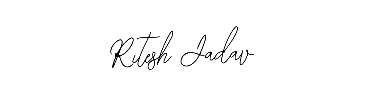 if you are searching for the best signature style for your name Ritesh Jadav. so please give up your signature search. here we have designed multiple signature styles  using Bearetta-2O07w. Ritesh Jadav signature style 12 images and pictures png