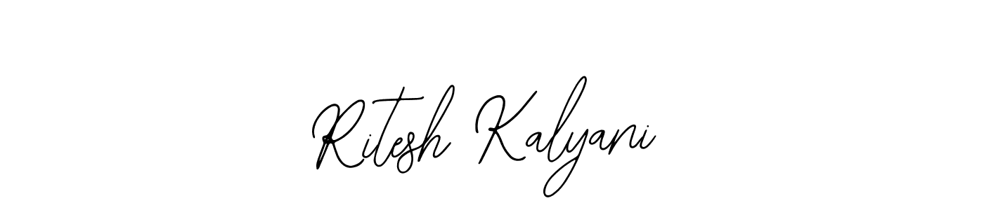 Make a short Ritesh Kalyani signature style. Manage your documents anywhere anytime using Bearetta-2O07w. Create and add eSignatures, submit forms, share and send files easily. Ritesh Kalyani signature style 12 images and pictures png