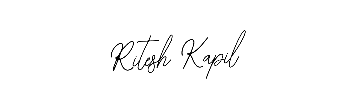 How to Draw Ritesh Kapil signature style? Bearetta-2O07w is a latest design signature styles for name Ritesh Kapil. Ritesh Kapil signature style 12 images and pictures png