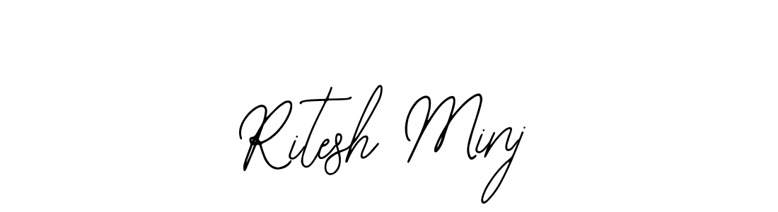 Check out images of Autograph of Ritesh Minj name. Actor Ritesh Minj Signature Style. Bearetta-2O07w is a professional sign style online. Ritesh Minj signature style 12 images and pictures png