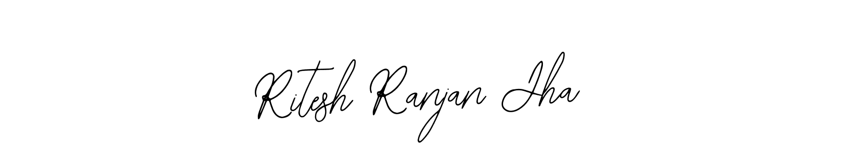 Use a signature maker to create a handwritten signature online. With this signature software, you can design (Bearetta-2O07w) your own signature for name Ritesh Ranjan Jha. Ritesh Ranjan Jha signature style 12 images and pictures png