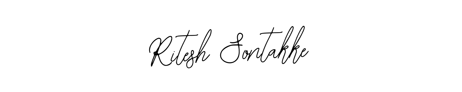 Use a signature maker to create a handwritten signature online. With this signature software, you can design (Bearetta-2O07w) your own signature for name Ritesh Sontakke. Ritesh Sontakke signature style 12 images and pictures png
