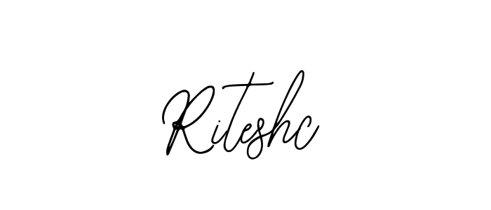 You should practise on your own different ways (Bearetta-2O07w) to write your name (Riteshc) in signature. don't let someone else do it for you. Riteshc signature style 12 images and pictures png