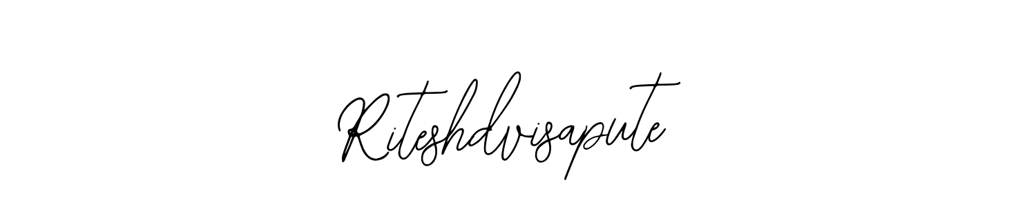 It looks lik you need a new signature style for name Riteshdvisapute. Design unique handwritten (Bearetta-2O07w) signature with our free signature maker in just a few clicks. Riteshdvisapute signature style 12 images and pictures png