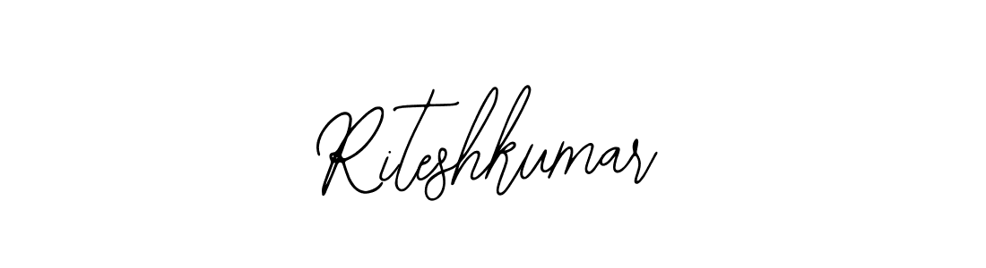 How to make Riteshkumar signature? Bearetta-2O07w is a professional autograph style. Create handwritten signature for Riteshkumar name. Riteshkumar signature style 12 images and pictures png