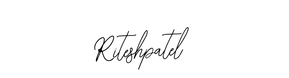 Create a beautiful signature design for name Riteshpatel. With this signature (Bearetta-2O07w) fonts, you can make a handwritten signature for free. Riteshpatel signature style 12 images and pictures png