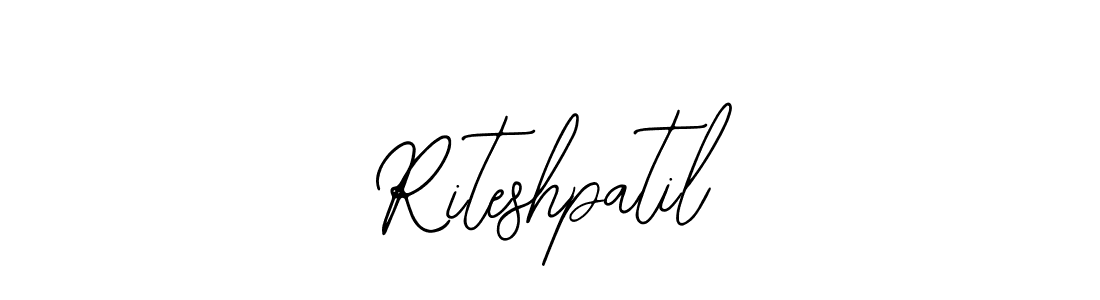 Similarly Bearetta-2O07w is the best handwritten signature design. Signature creator online .You can use it as an online autograph creator for name Riteshpatil. Riteshpatil signature style 12 images and pictures png