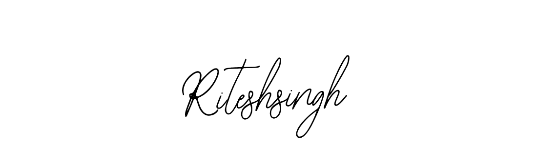 Design your own signature with our free online signature maker. With this signature software, you can create a handwritten (Bearetta-2O07w) signature for name Riteshsingh. Riteshsingh signature style 12 images and pictures png