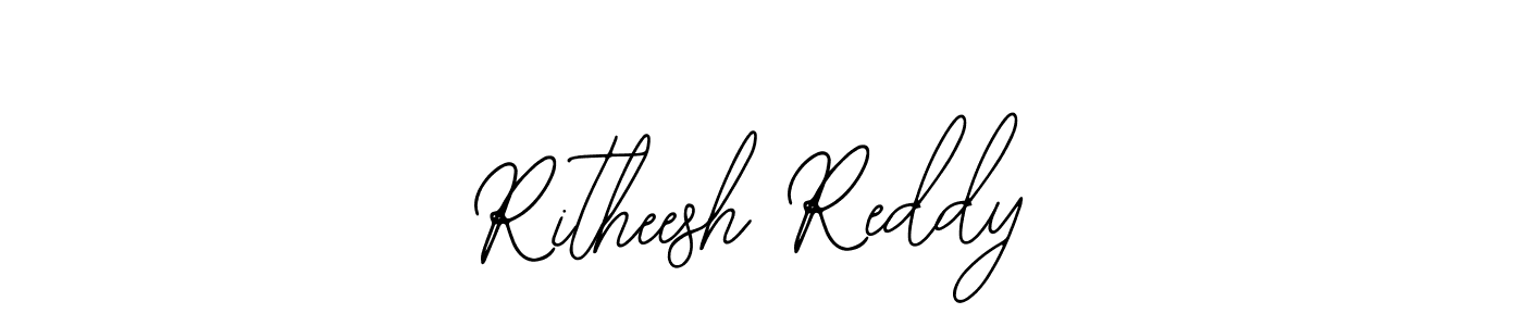 Bearetta-2O07w is a professional signature style that is perfect for those who want to add a touch of class to their signature. It is also a great choice for those who want to make their signature more unique. Get Ritheesh Reddy name to fancy signature for free. Ritheesh Reddy signature style 12 images and pictures png