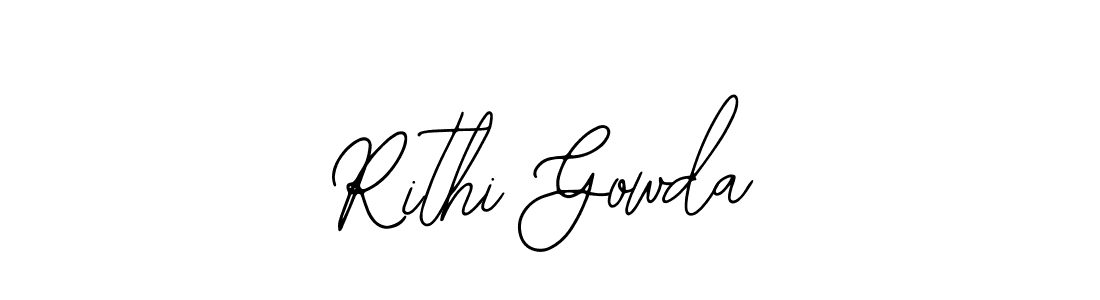 Make a short Rithi Gowda signature style. Manage your documents anywhere anytime using Bearetta-2O07w. Create and add eSignatures, submit forms, share and send files easily. Rithi Gowda signature style 12 images and pictures png