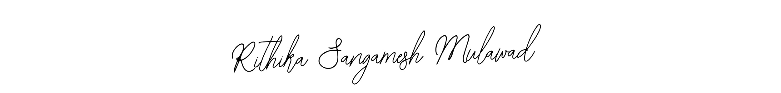 Rithika Sangamesh Mulawad stylish signature style. Best Handwritten Sign (Bearetta-2O07w) for my name. Handwritten Signature Collection Ideas for my name Rithika Sangamesh Mulawad. Rithika Sangamesh Mulawad signature style 12 images and pictures png