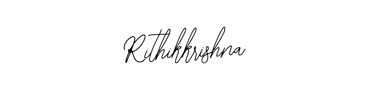 Design your own signature with our free online signature maker. With this signature software, you can create a handwritten (Bearetta-2O07w) signature for name Rithikkrishna. Rithikkrishna signature style 12 images and pictures png