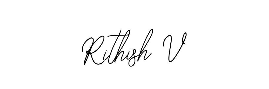 Here are the top 10 professional signature styles for the name Rithish V. These are the best autograph styles you can use for your name. Rithish V signature style 12 images and pictures png