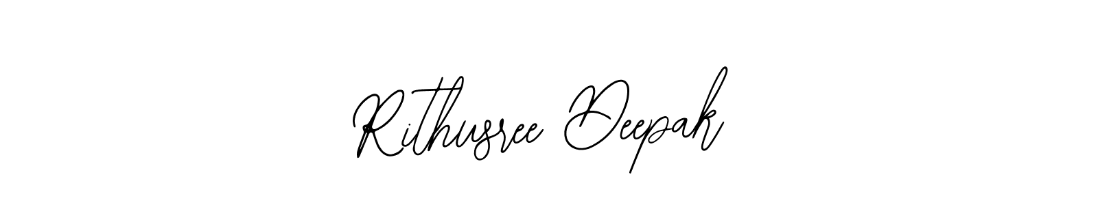 Create a beautiful signature design for name Rithusree Deepak. With this signature (Bearetta-2O07w) fonts, you can make a handwritten signature for free. Rithusree Deepak signature style 12 images and pictures png