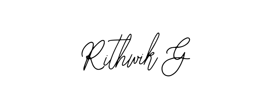 Make a beautiful signature design for name Rithwik G. Use this online signature maker to create a handwritten signature for free. Rithwik G signature style 12 images and pictures png