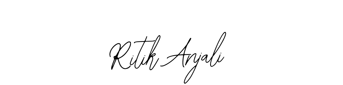 Make a beautiful signature design for name Ritik Anjali. With this signature (Bearetta-2O07w) style, you can create a handwritten signature for free. Ritik Anjali signature style 12 images and pictures png