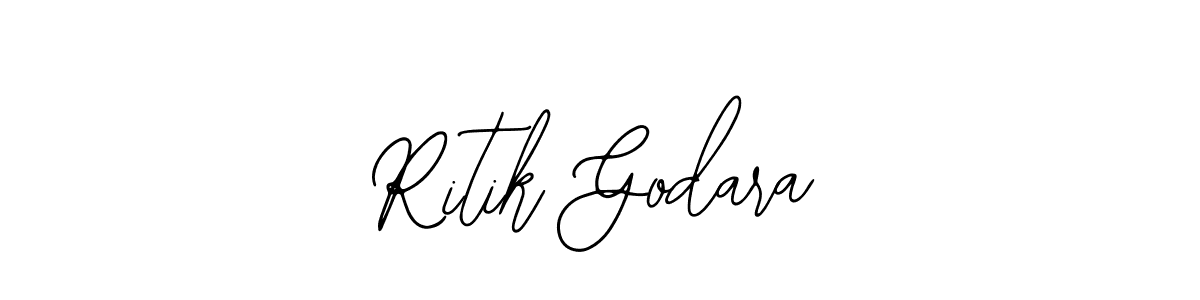 Design your own signature with our free online signature maker. With this signature software, you can create a handwritten (Bearetta-2O07w) signature for name Ritik Godara. Ritik Godara signature style 12 images and pictures png