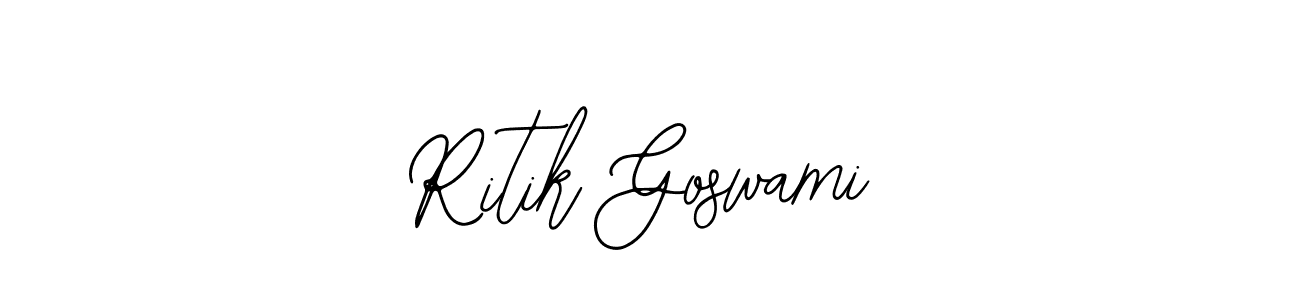 The best way (Bearetta-2O07w) to make a short signature is to pick only two or three words in your name. The name Ritik Goswami include a total of six letters. For converting this name. Ritik Goswami signature style 12 images and pictures png