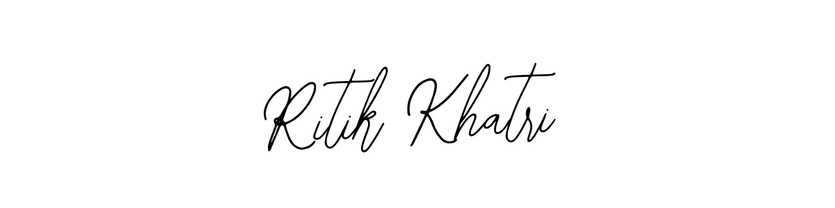 The best way (Bearetta-2O07w) to make a short signature is to pick only two or three words in your name. The name Ritik Khatri include a total of six letters. For converting this name. Ritik Khatri signature style 12 images and pictures png