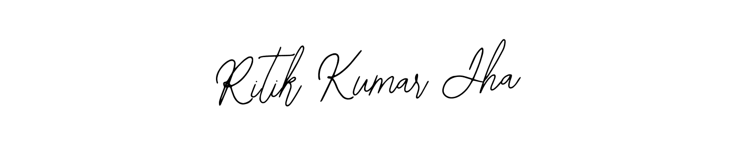 Make a beautiful signature design for name Ritik Kumar Jha. With this signature (Bearetta-2O07w) style, you can create a handwritten signature for free. Ritik Kumar Jha signature style 12 images and pictures png