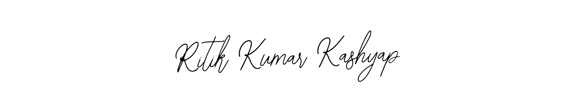 How to make Ritik Kumar Kashyap signature? Bearetta-2O07w is a professional autograph style. Create handwritten signature for Ritik Kumar Kashyap name. Ritik Kumar Kashyap signature style 12 images and pictures png