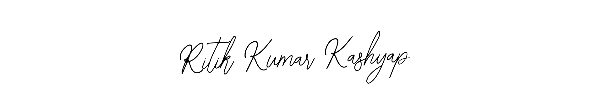 Create a beautiful signature design for name Ritik Kumar Kashyap. With this signature (Bearetta-2O07w) fonts, you can make a handwritten signature for free. Ritik Kumar Kashyap signature style 12 images and pictures png