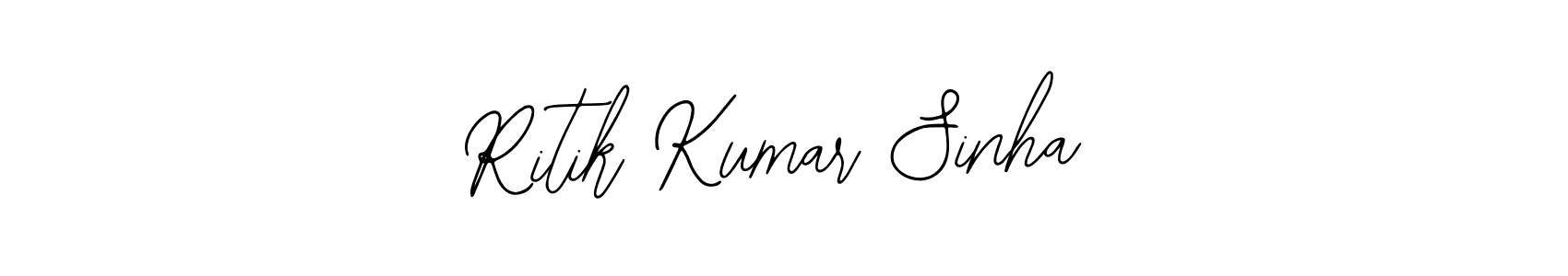 Ritik Kumar Sinha stylish signature style. Best Handwritten Sign (Bearetta-2O07w) for my name. Handwritten Signature Collection Ideas for my name Ritik Kumar Sinha. Ritik Kumar Sinha signature style 12 images and pictures png