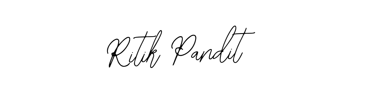 Make a beautiful signature design for name Ritik Pandit. Use this online signature maker to create a handwritten signature for free. Ritik Pandit signature style 12 images and pictures png